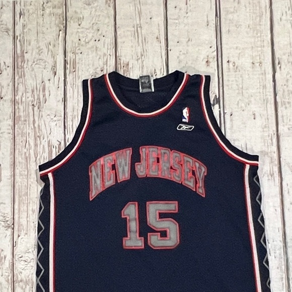 Vince Carter New Jersey Nets NBA Basketball Reebok Stitched Sports Jersey - Picture 6 of 13